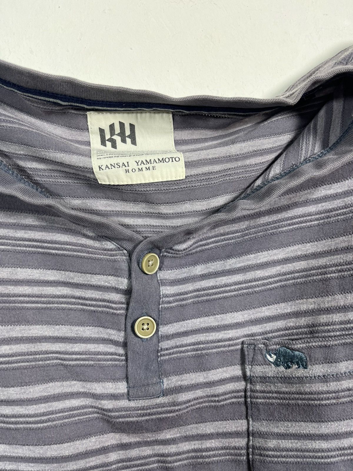 Designer × Japanese Brand × Kansai Yamamoto Vintage Button Up Kansai Yamamoto Size US L / EU 52-54 / 3 - 2 Thumbnail