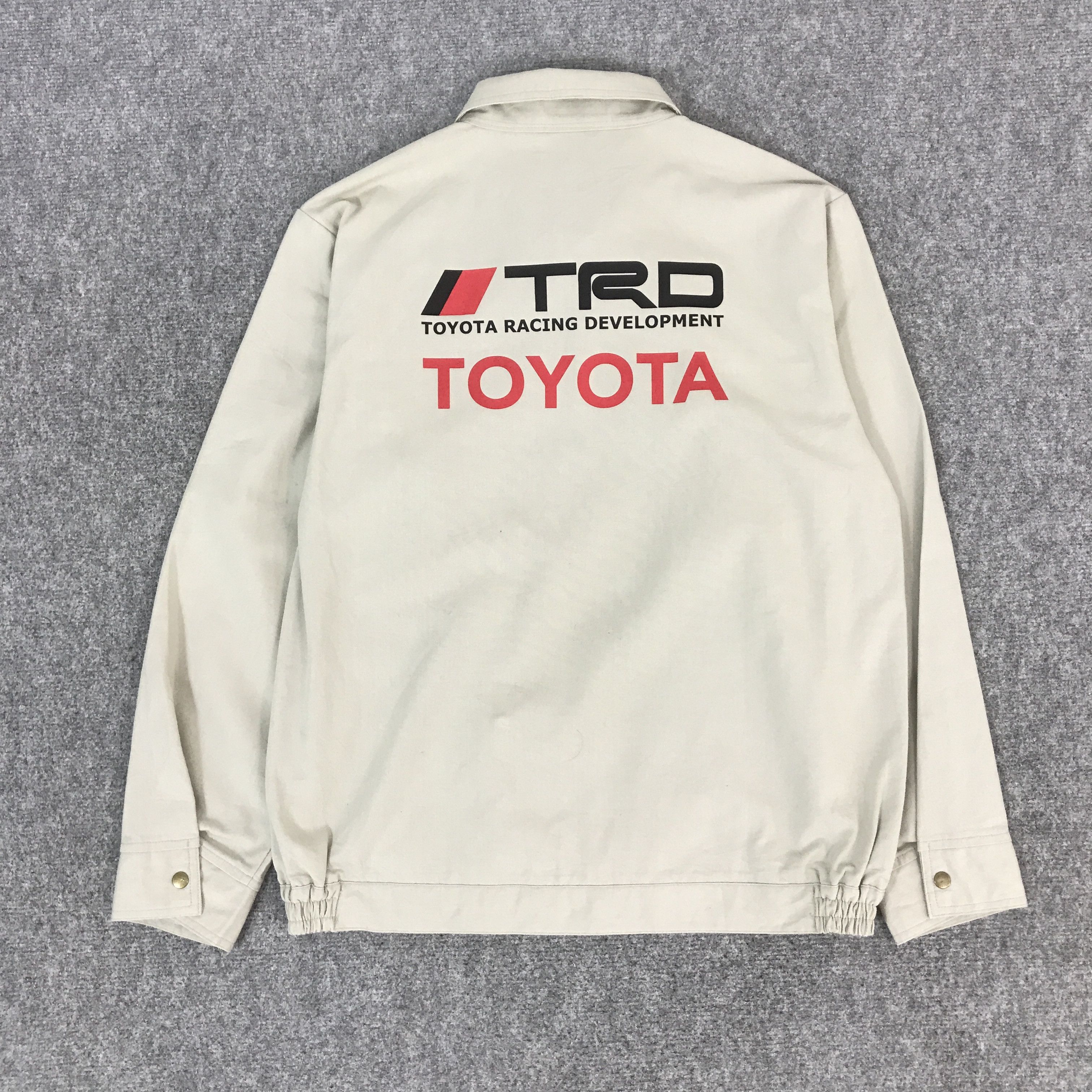 Vintage TOYOTA RACING MOTORSPORT TRD UNIFORM CUSTOM JACKET K70B2 Size US M / EU 48-50 / 2 - 1 Thumbnail
