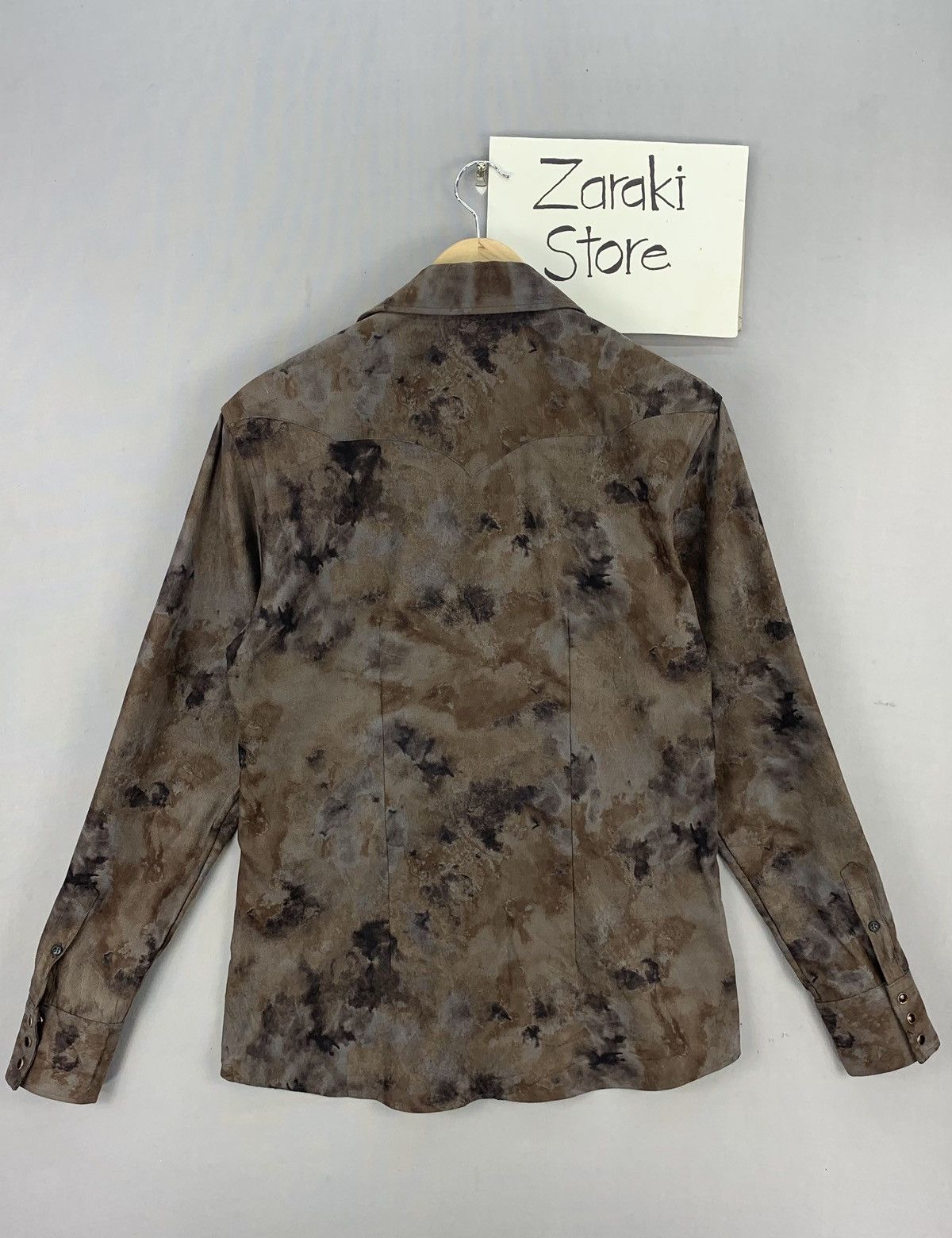 Tornado Mart Tornado Mart Japan Dark Camo Dyed Flannel Size US S / EU 44-46 / 1 - 7 Thumbnail