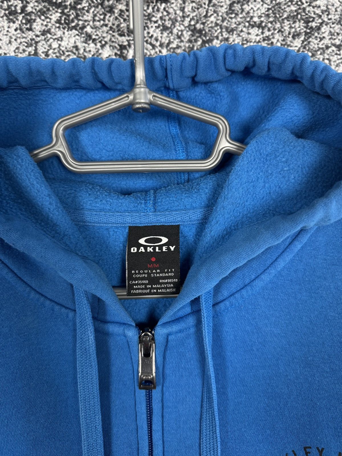 Oakley Men’s Oakley Blue Zip Up Hoodie Jacket MFG Co Logo Size M Size US M / EU 48-50 / 2 - 9 Thumbnail