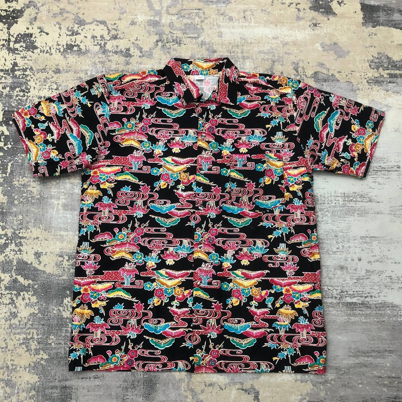 Japanese Brand T68 VTG OKINAWA HAYASHIYA FULLPRINT SHIRTS Size US L / EU 52-54 / 3 - 1 Thumbnail