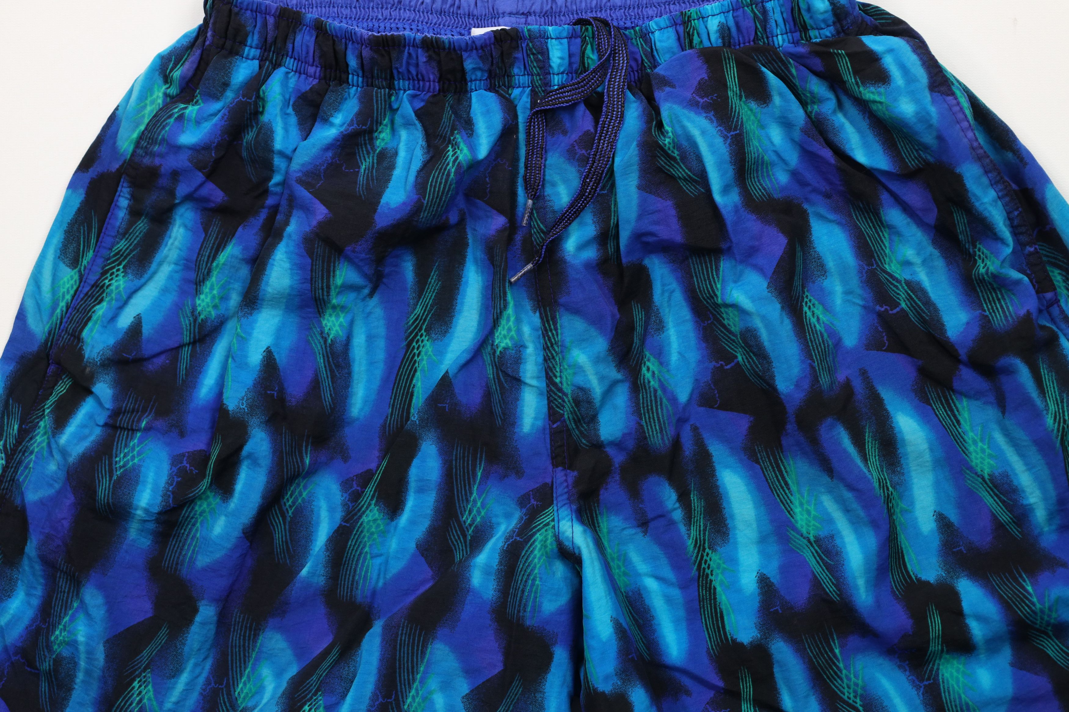 Speedo × Vintage Vintage 90s Speedo Spell Abstract Lined Shorts Swim Trunks Size US 34 / EU 50 - 3 Thumbnail