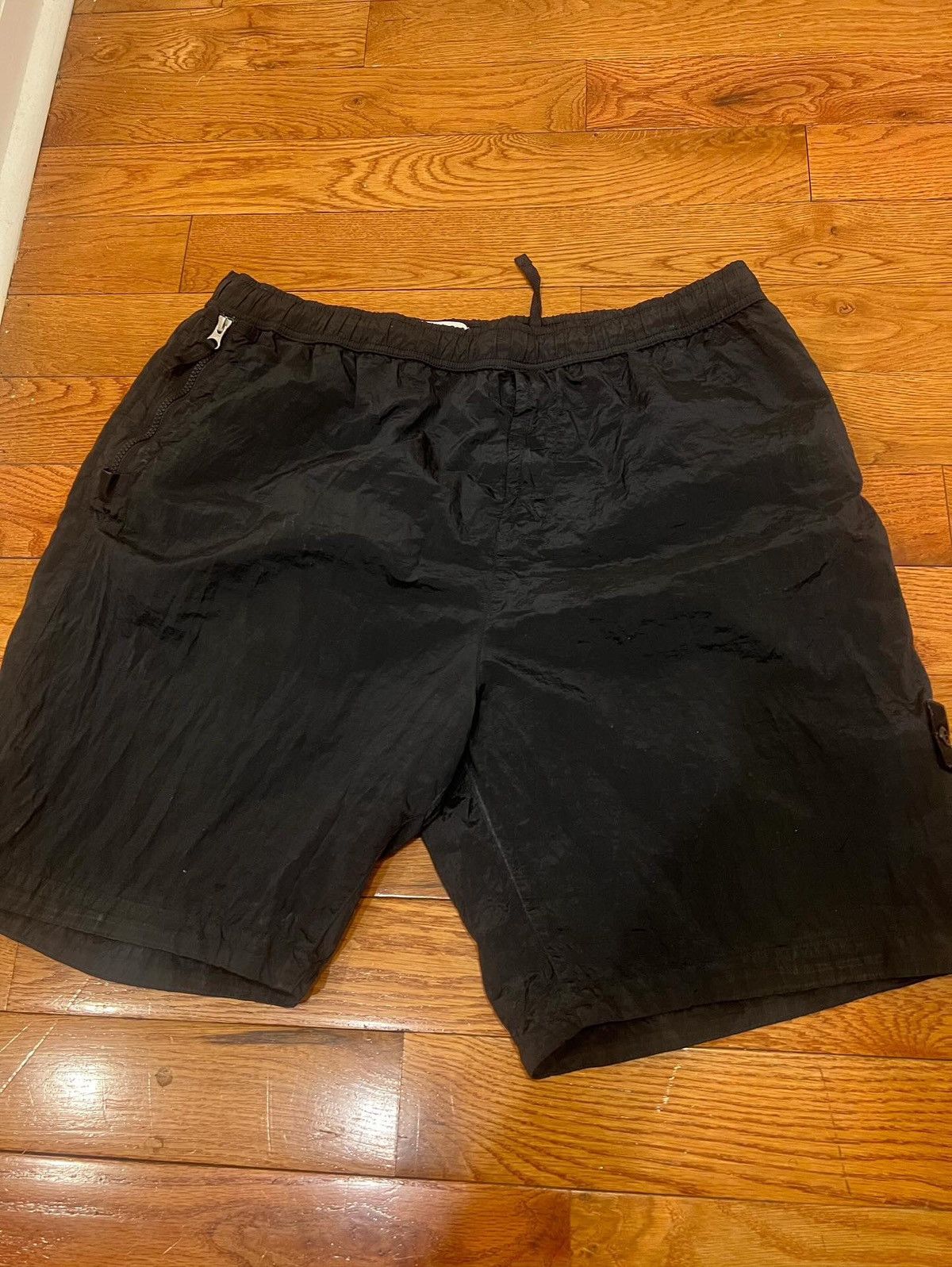 image of Stone Island Bermuda Shorts in Black, Men's (Size 38)