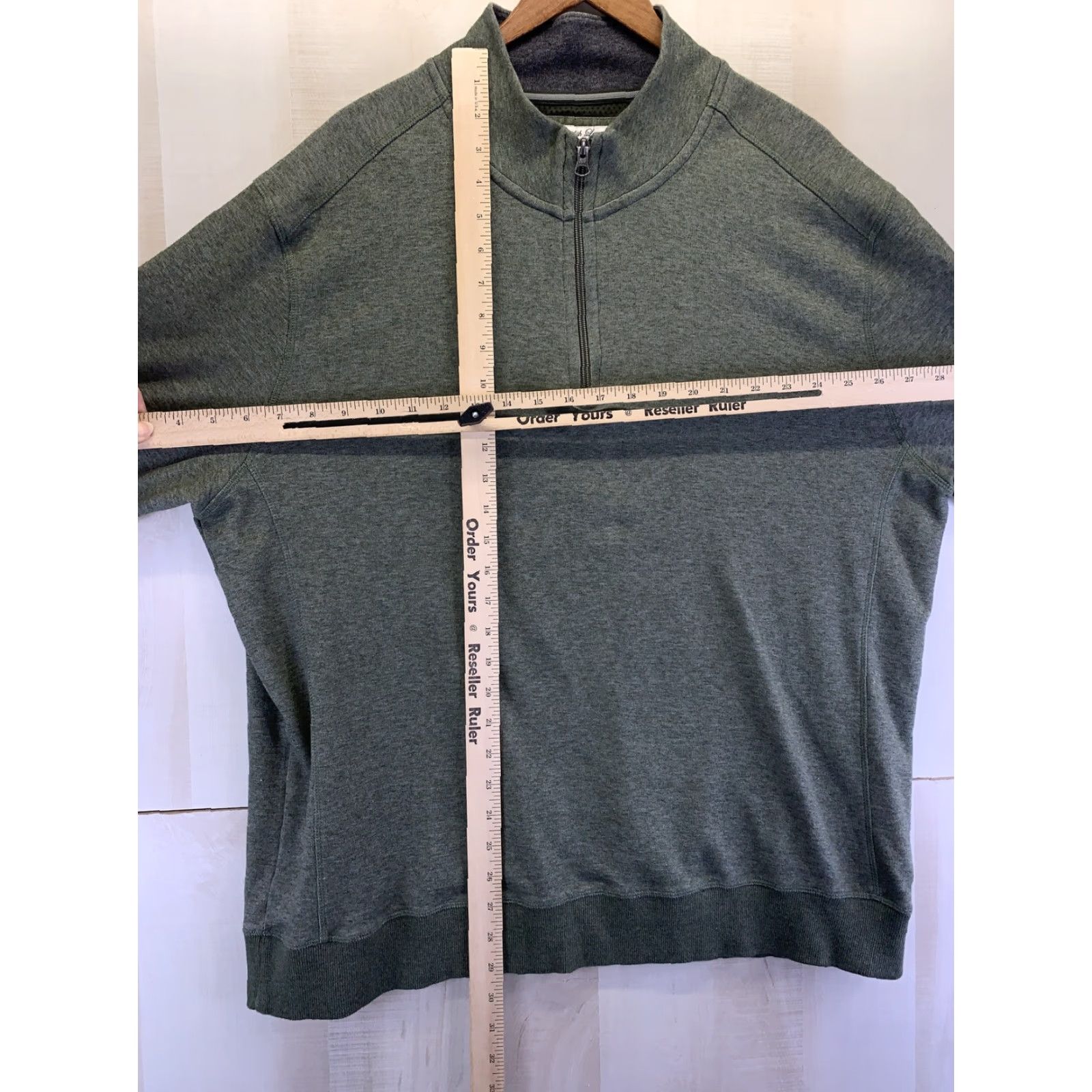 English Laundry English Laundry Mens Green 1/4 Zip Pullover Sweatshirt 2XL Sweatshirt Pullover Zip Green Mens 2XL Size US XXL / EU 58 / 5 - 4 Thumbnail