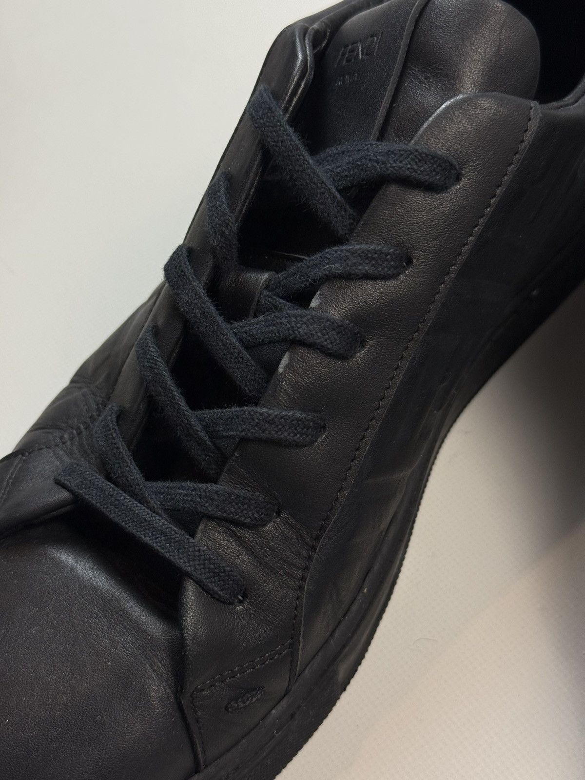 Fendi Fendi Leather Monogram FF Low Top Lace Up Sneakers Shoes Size US 14 / EU 47 - 22 Thumbnail