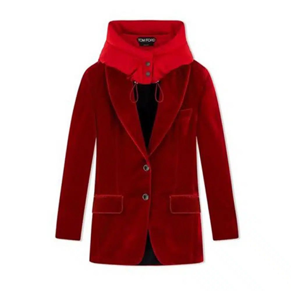 Tom Ford o1loc1c1124 GI2913 Cocktail Jacket in Red Size XS / US 0-2 / IT 36-38 - 1 Thumbnail