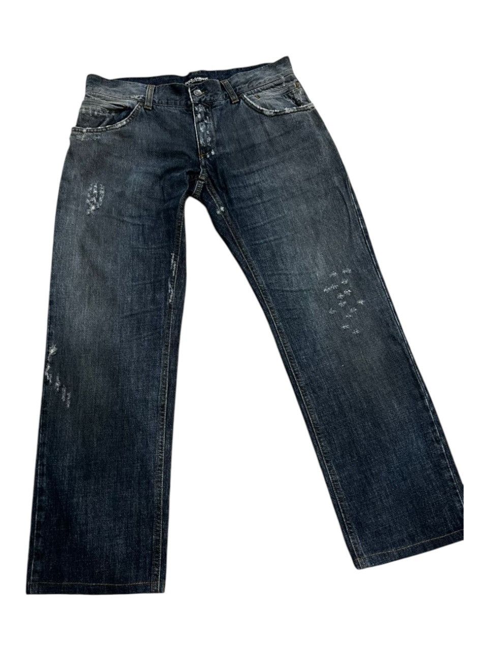 Dolce & Gabbana Dolce & Gabbana Distressed Denim Jeans Size US 34 / EU 50 - 4 Thumbnail