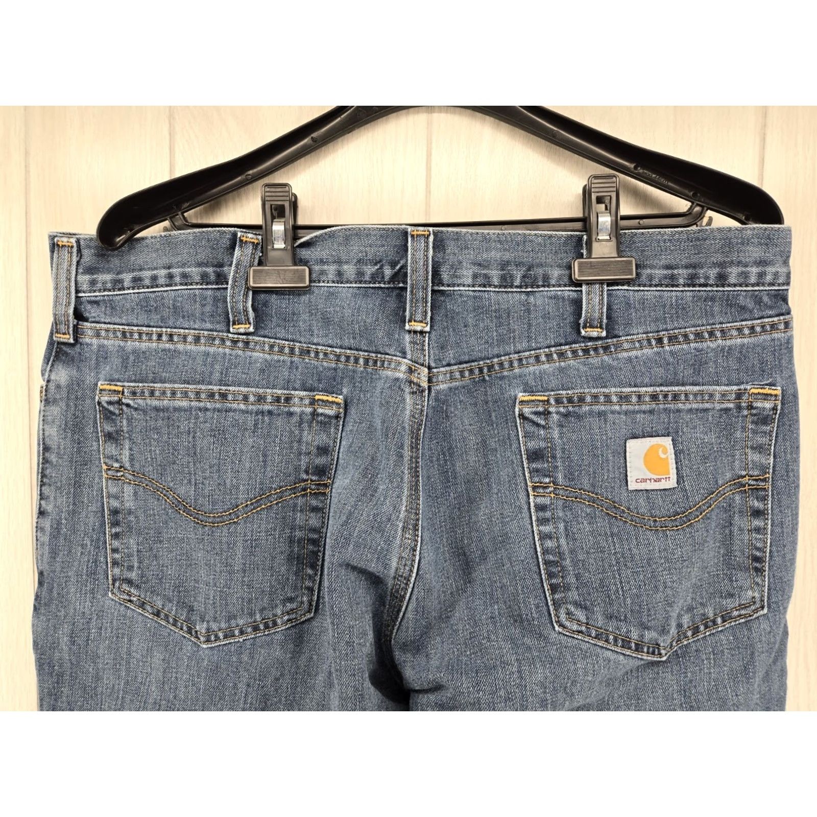 Carhartt Carhartt Denim Jeans Relaxed Fit 101483-980 Mens 38x30 Blue 5-Pocket Denim Jeans Mens Jeans Regular 38x30 Size US 38 / EU 54 - 7 Thumbnail