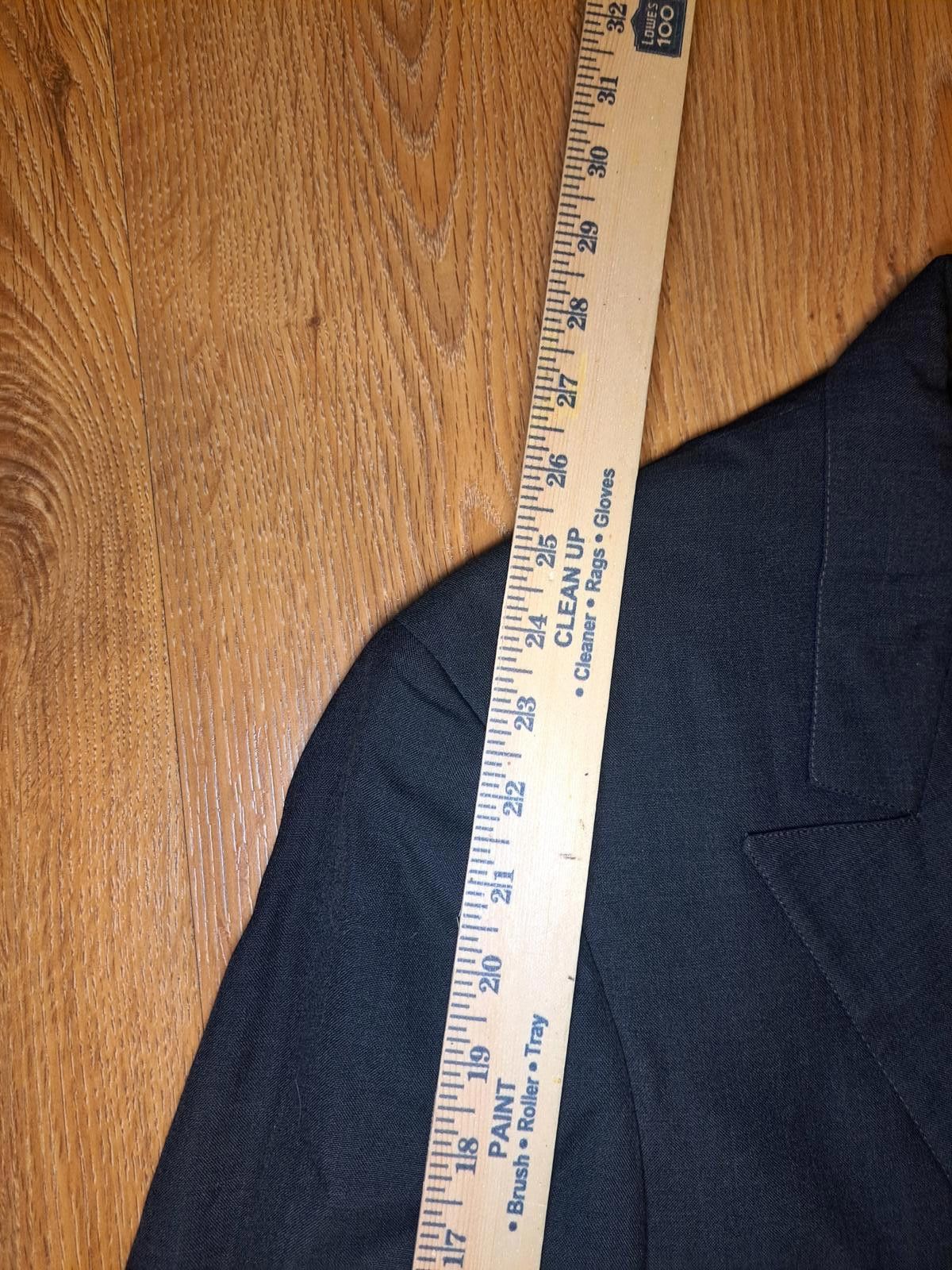 Hart Schaffner Marx Hart Schaffner Marx Double Breasted Suit Jacket 40L Gray Size 40L - 8 Thumbnail