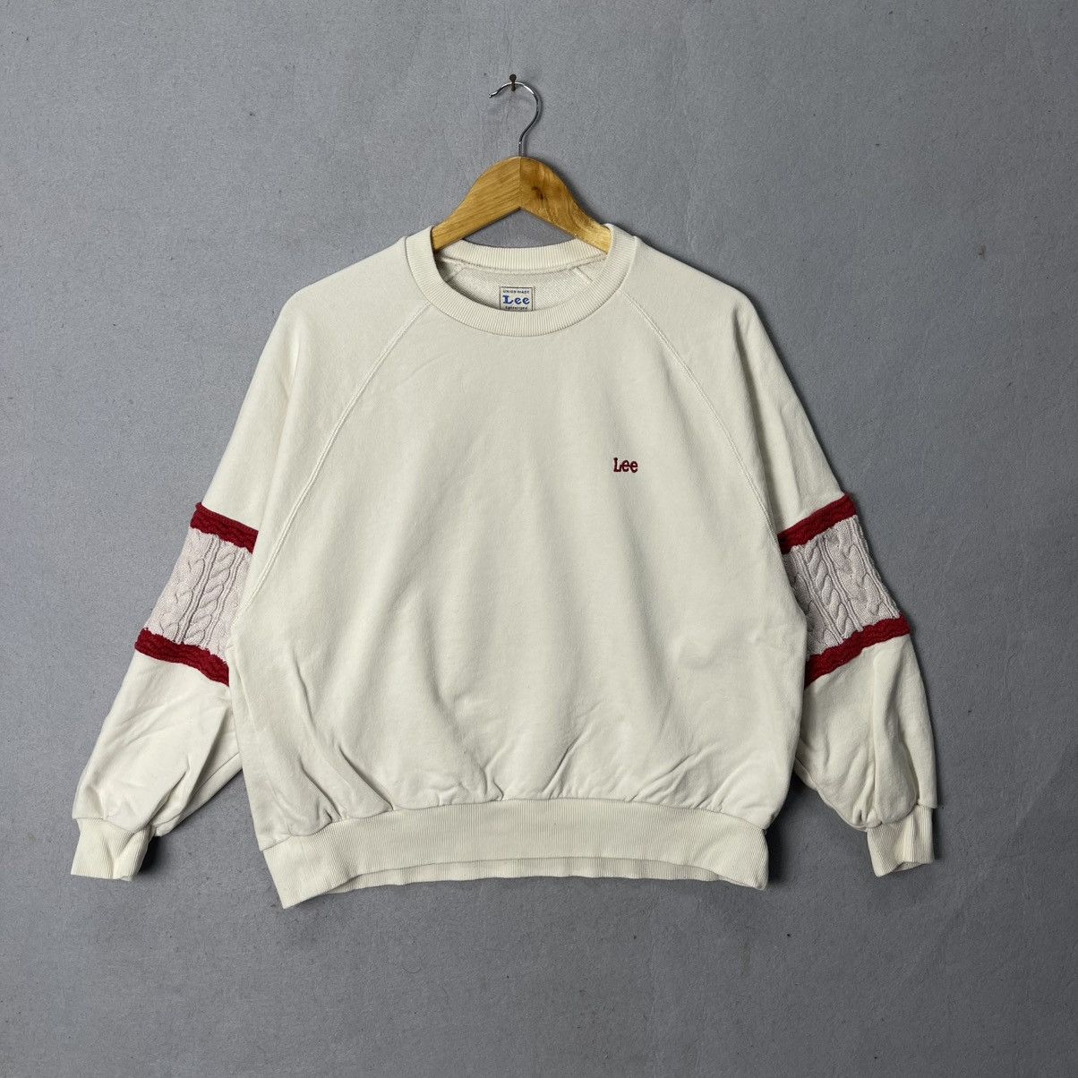 Lee 1980s–1990s Lee Union Made Color-Block Crewneck Sweatshirt Size US M / EU 48-50 / 2 - 1 Thumbnail