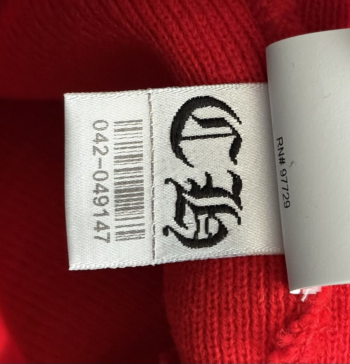 Chrome Hearts Chrome Hearts Red Beanie Size ONE SIZE - 3 Thumbnail