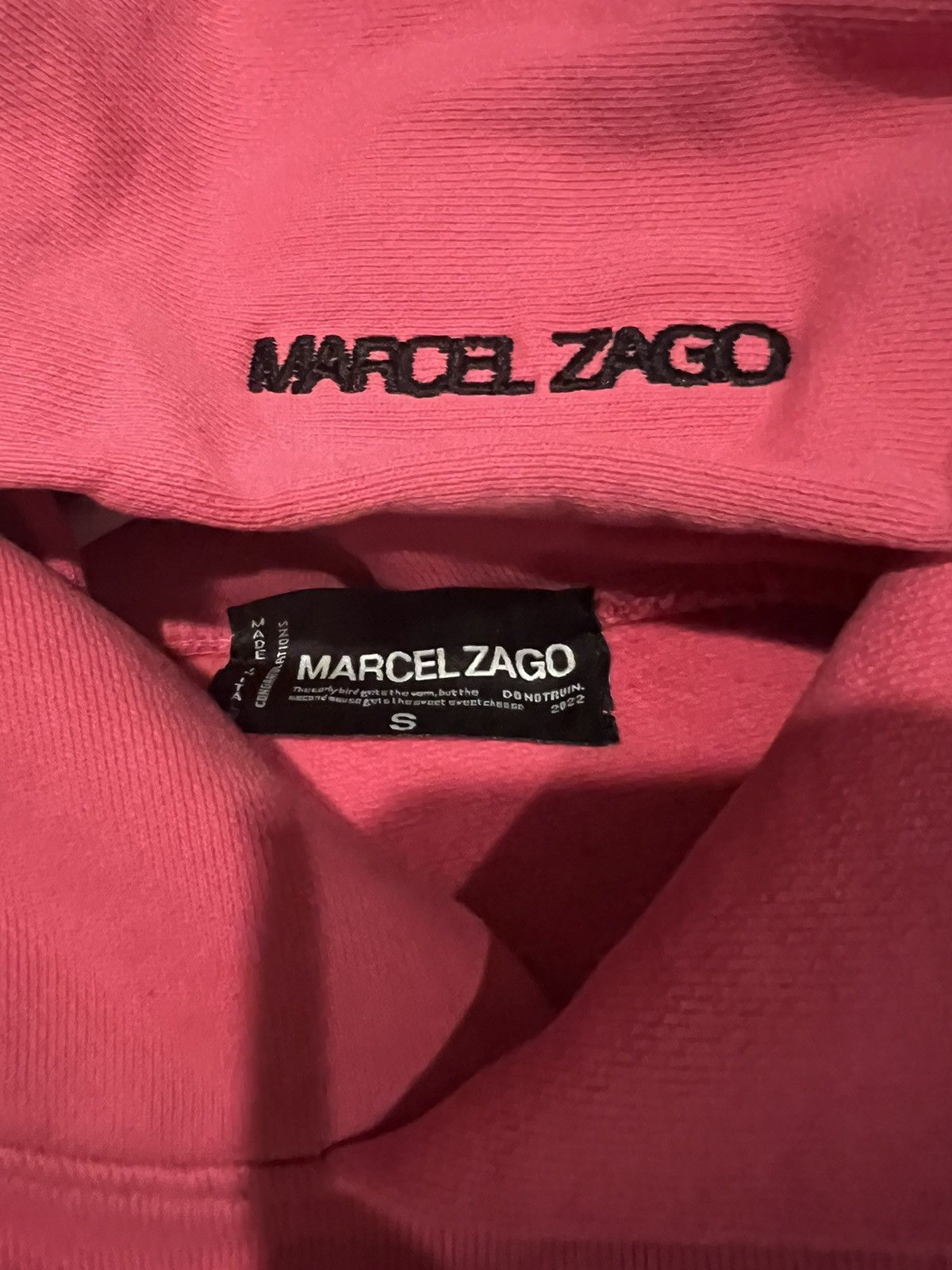 Marcel Zago Steakle V2 Pink Hoodie | Marcel Zago Size US S / EU 44-46 / 1 - 3 Thumbnail