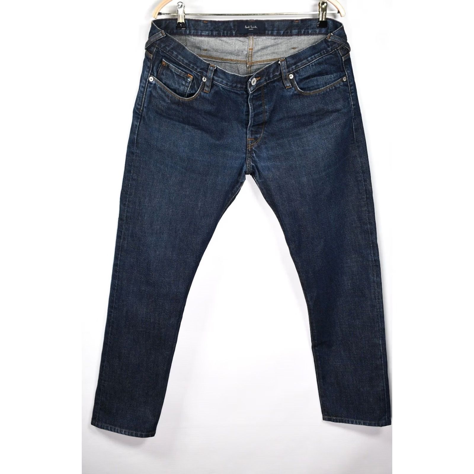 Paul Smith Paul Smith Jeans Button Fly Men's Straight Jeans size 36R Blue Denim Cotton Regular 36R 30in Inseam Mens Jeans 36 R Vintage? No Size US 36 / EU 52 - 4 Thumbnail