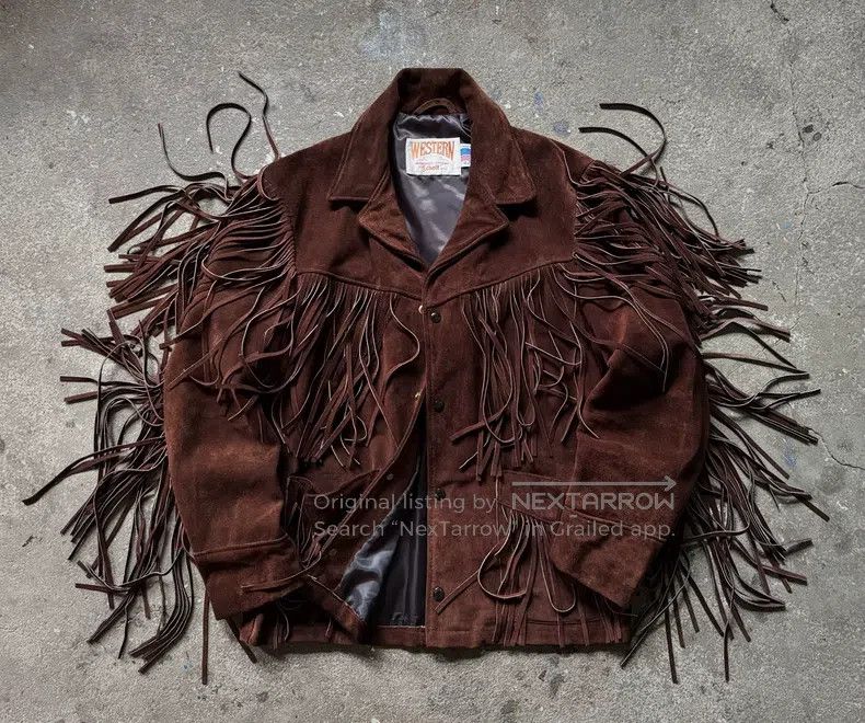 Schott Schott Vintage western fringed leather jacket Size US L / EU 52-54 / 3 - 1 Thumbnail