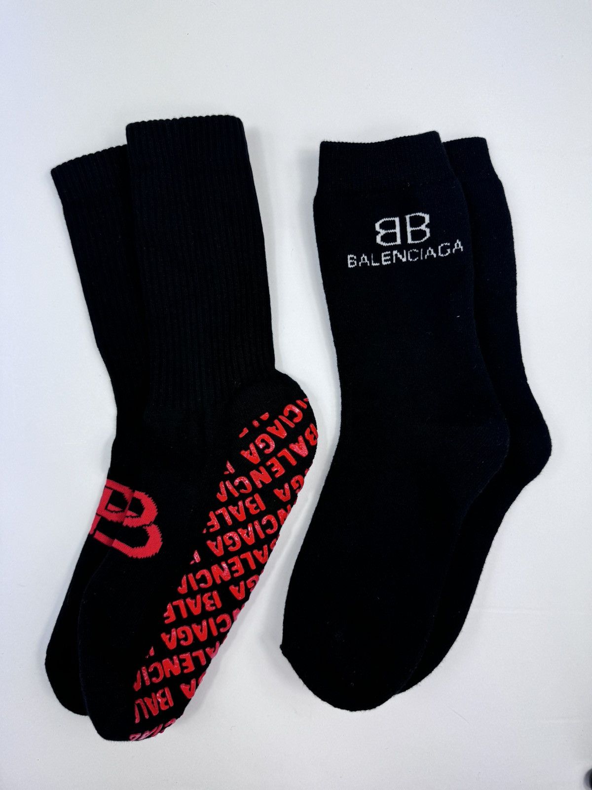 Balenciaga LOGO PRINT SOCKS x2 Size ONE SIZE - 2 Thumbnail