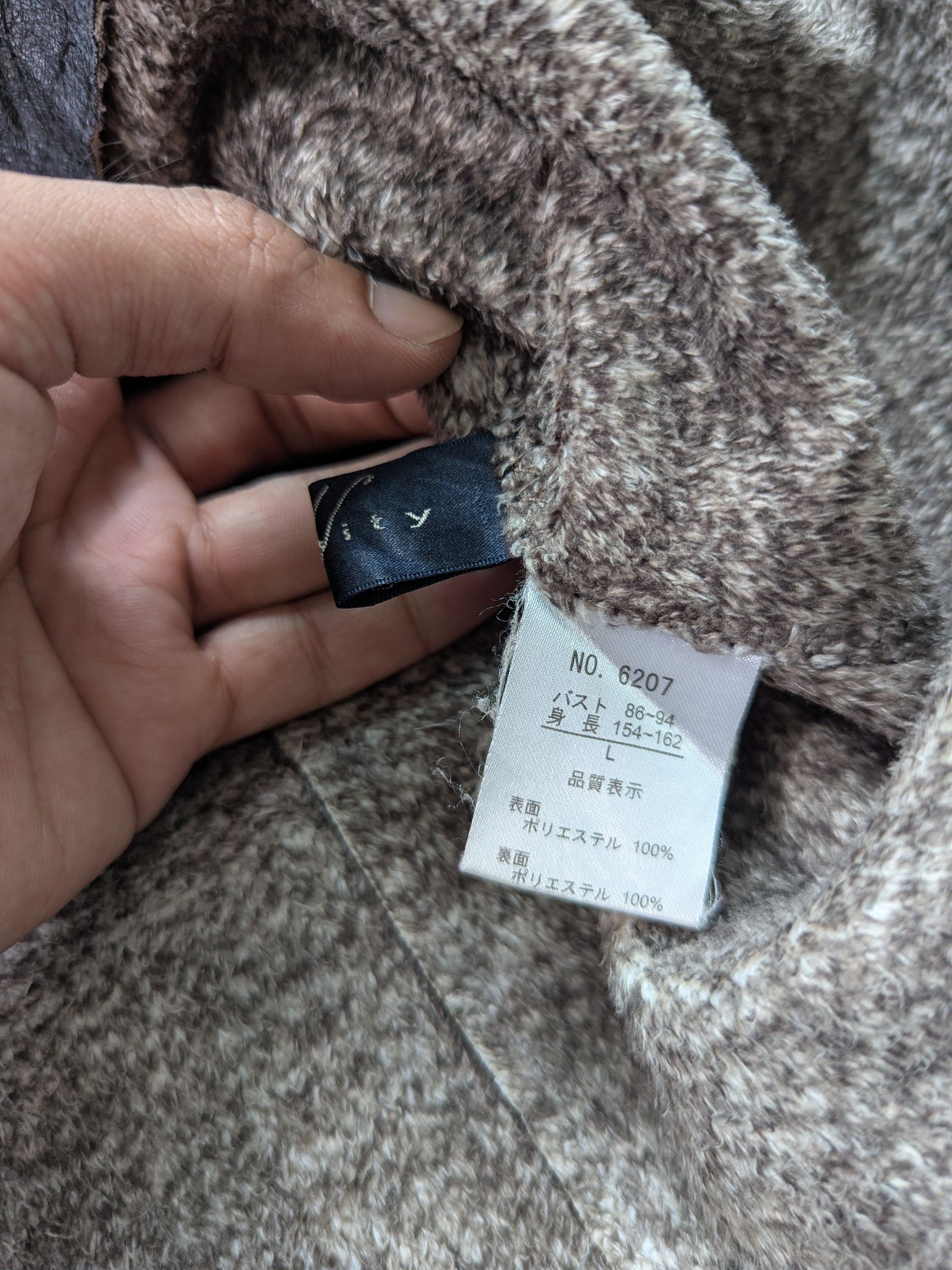 Japanese Brand × Vintage Vintage Black Jacket Patches Lining Fleece Size M / US 6-8 / IT 42-44 - 10 Thumbnail