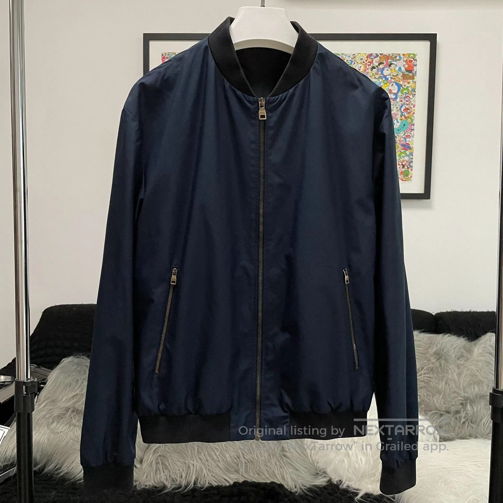Salvatore Ferragamo Ferragamo Logo Back Runway Jacket. Size US M / EU 48-50 / 2 - 1 Thumbnail