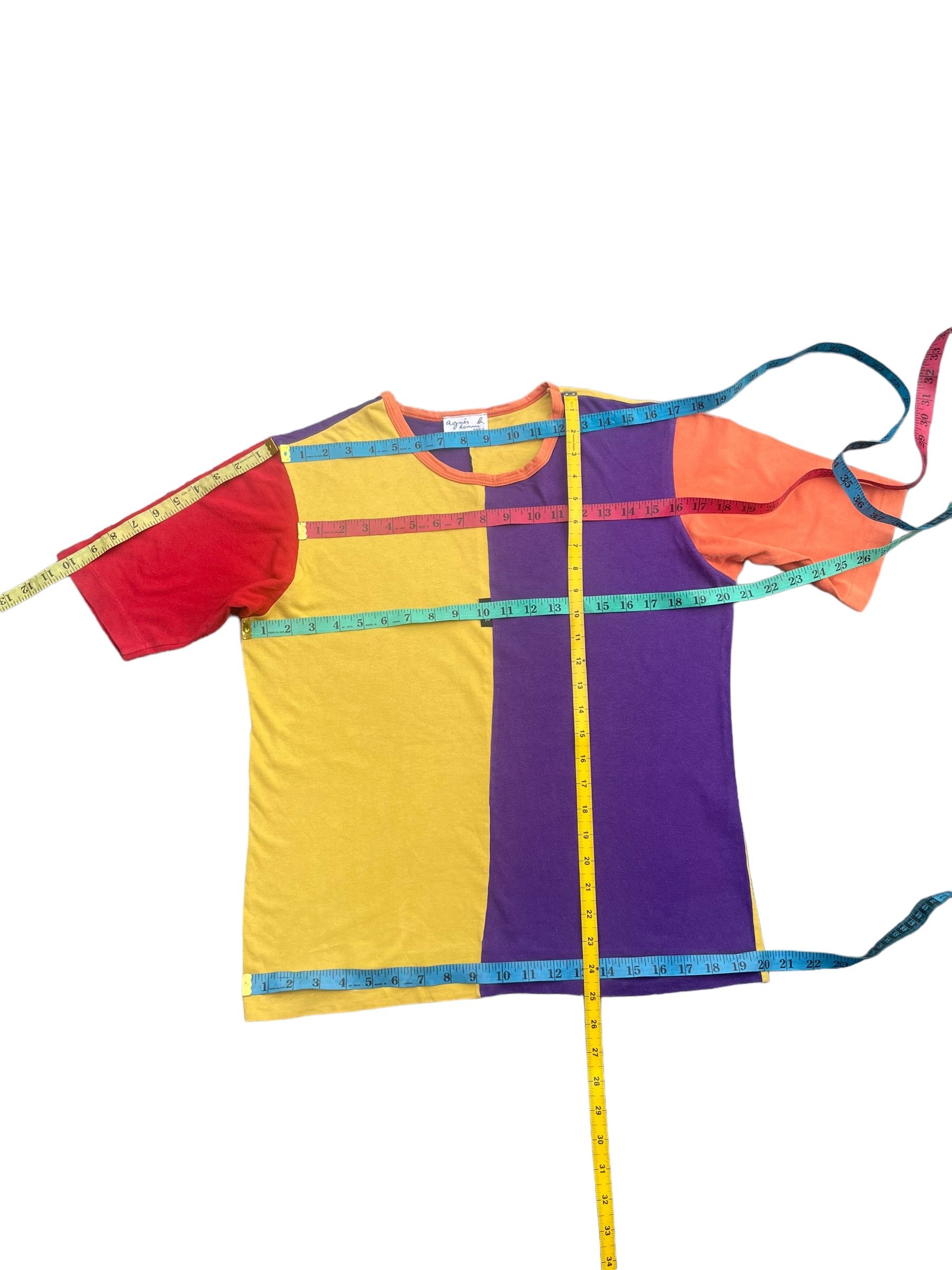 agnes b. Vintage Agnes B Multicolour Tshirt Size US M / EU 48-50 / 2 - 3 Thumbnail