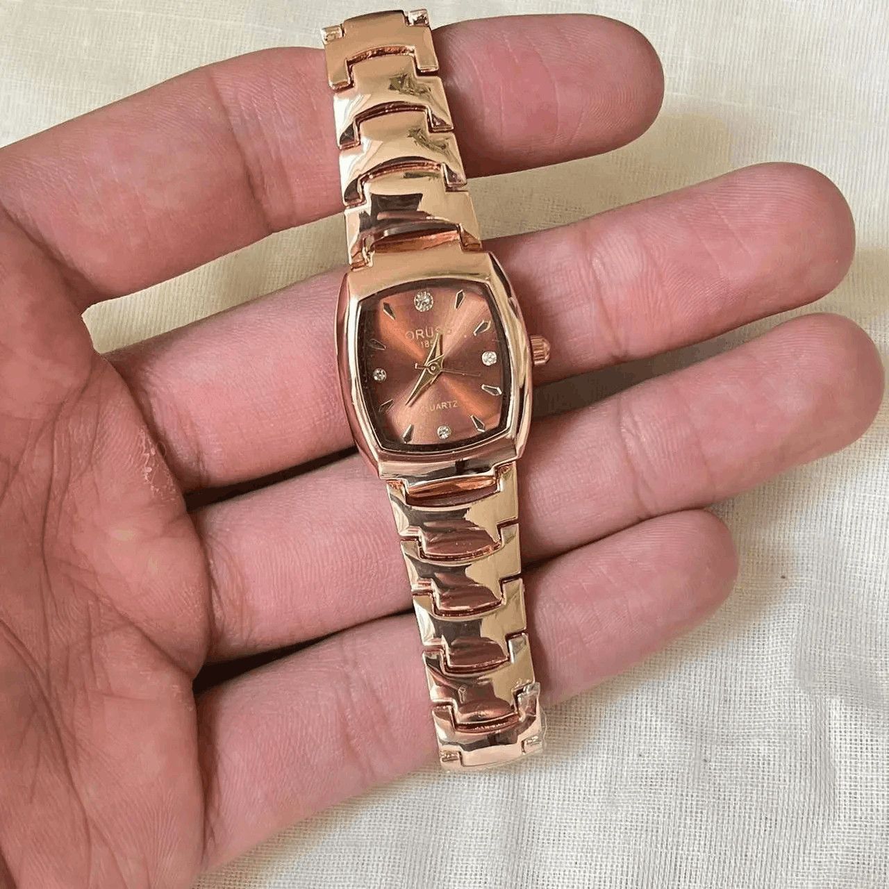 Jewelry 2000 vintage style stainless steel quartz oruss luxury watch Size ONE SIZE - 3 Thumbnail