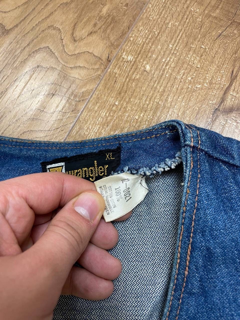 Vintage × Wrangler Vintage Wrangler Y2K 90’s Blue Denim Outdoor Cowboy Vest Size US S / EU 44-46 / 1 - 10 Thumbnail