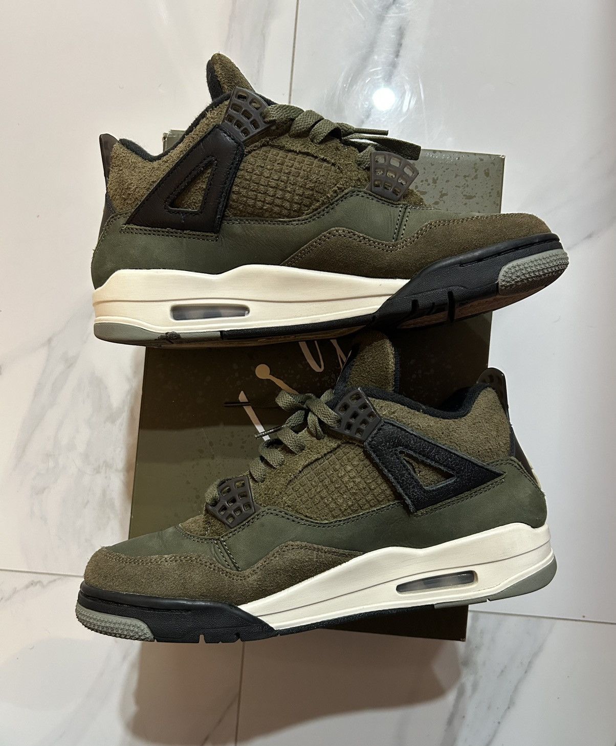 Jordan Brand Air Jordan 4 Craft Olive Size US 8.5 / EU 41-42 - 3 Thumbnail