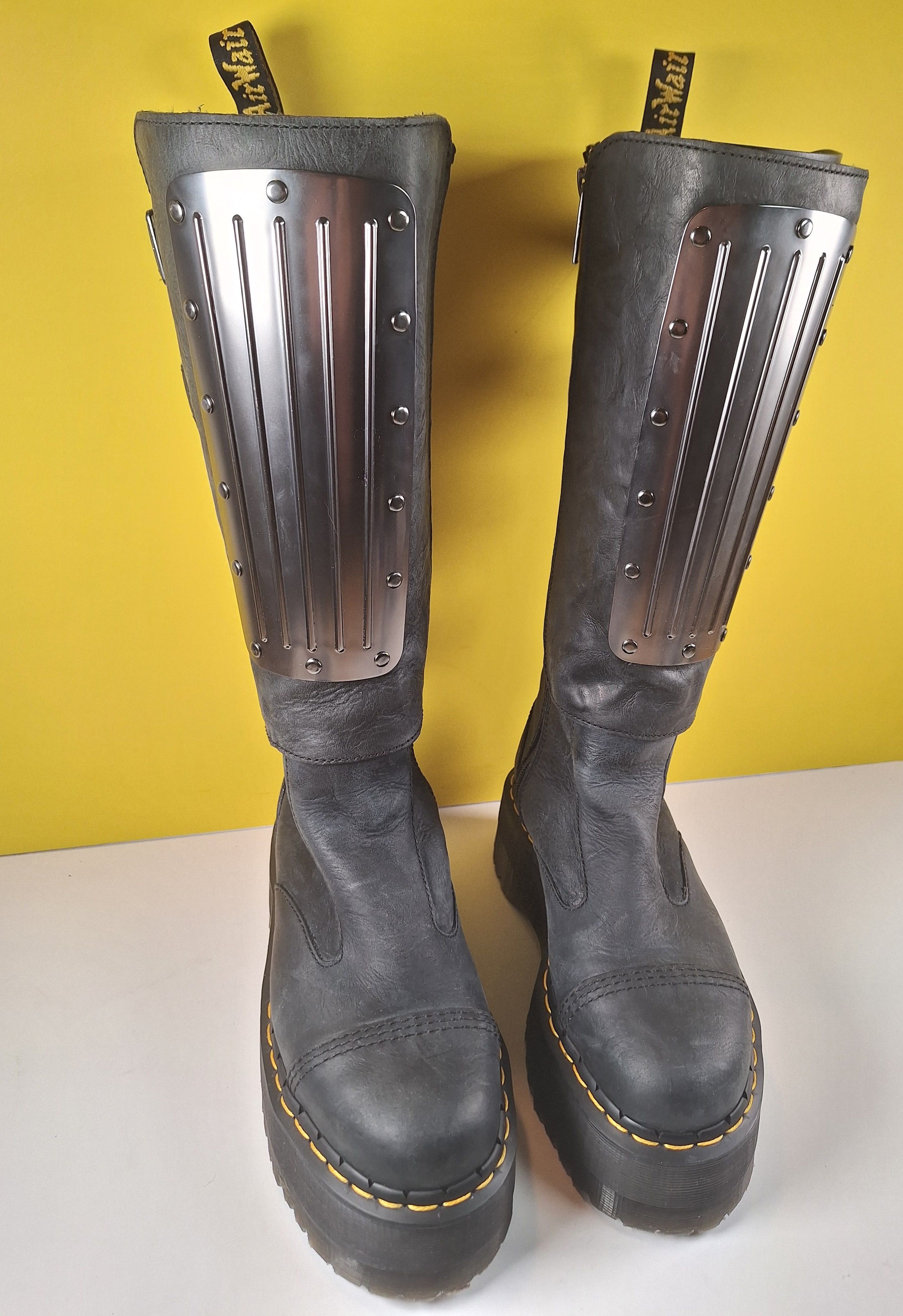 Dr. Martens Dr Martens Jadon Max GRD Hardware US 8 Platform Armor Rare Size US 8 / IT 38 - 2 Thumbnail