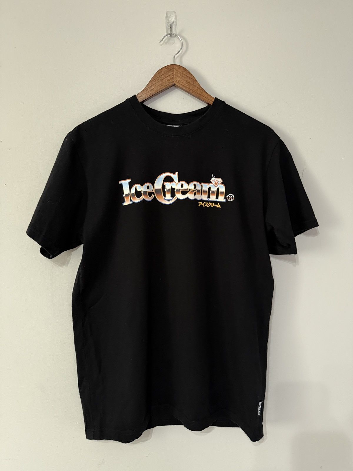 Icecream Ice Cream by Pharrell classic logo t shirt black Size US M / EU 48-50 / 2 - 1 Thumbnail