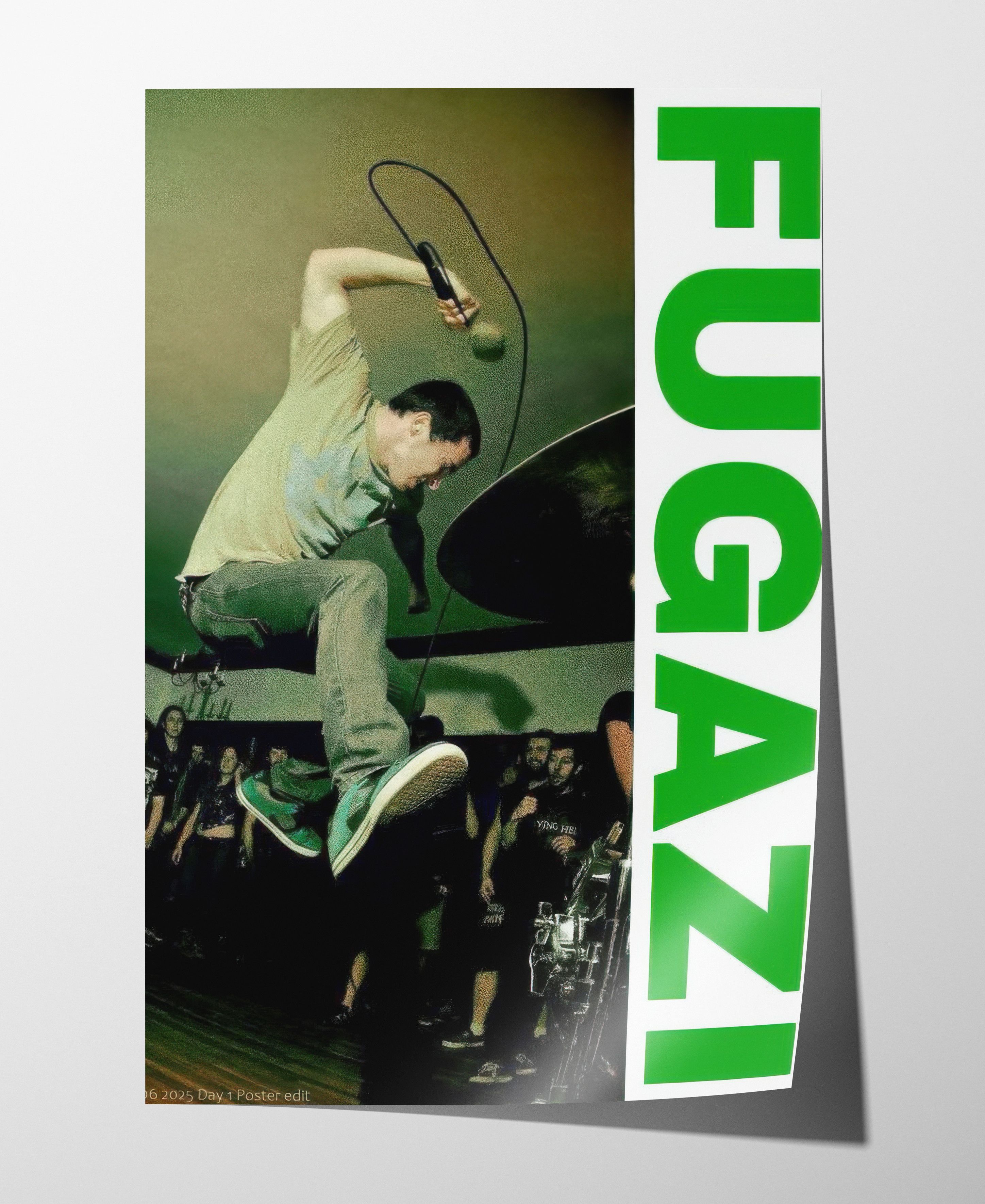 Fugazi Fugazi Poster Tee Vintage Punk Rock Band Hard Core Shirt Size ONE SIZE - 4 Thumbnail