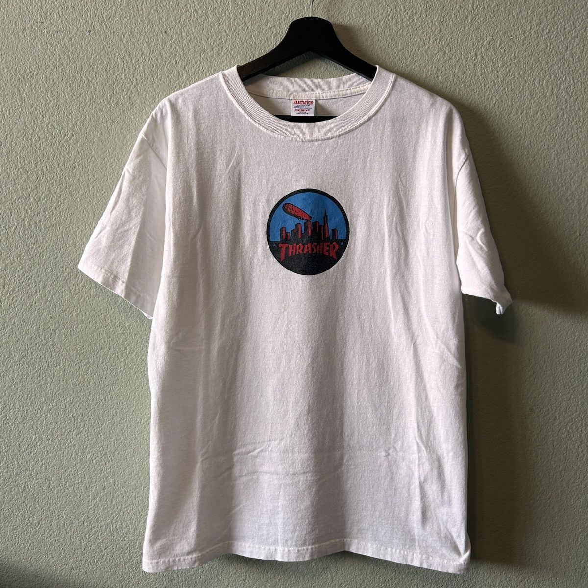 Thrasher × Vintage Vintage Thrasher Blimp T-Shirt Size US L / EU 52-54 / 3 - 2 Thumbnail