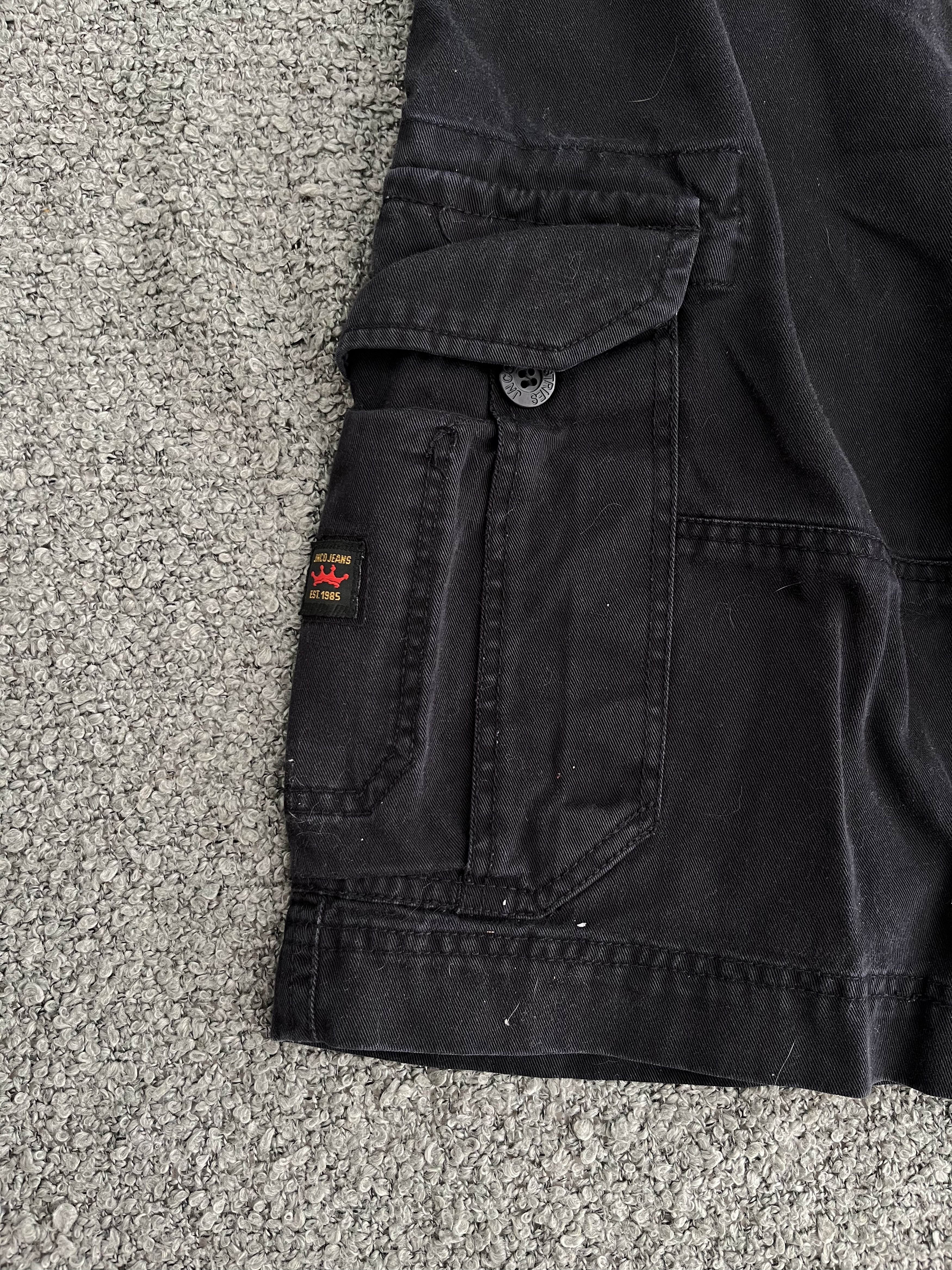 JNCO Vintage JNCO Black Dragon Cargo Shorts Y2K Size US 36 / EU 52 - 3 Thumbnail