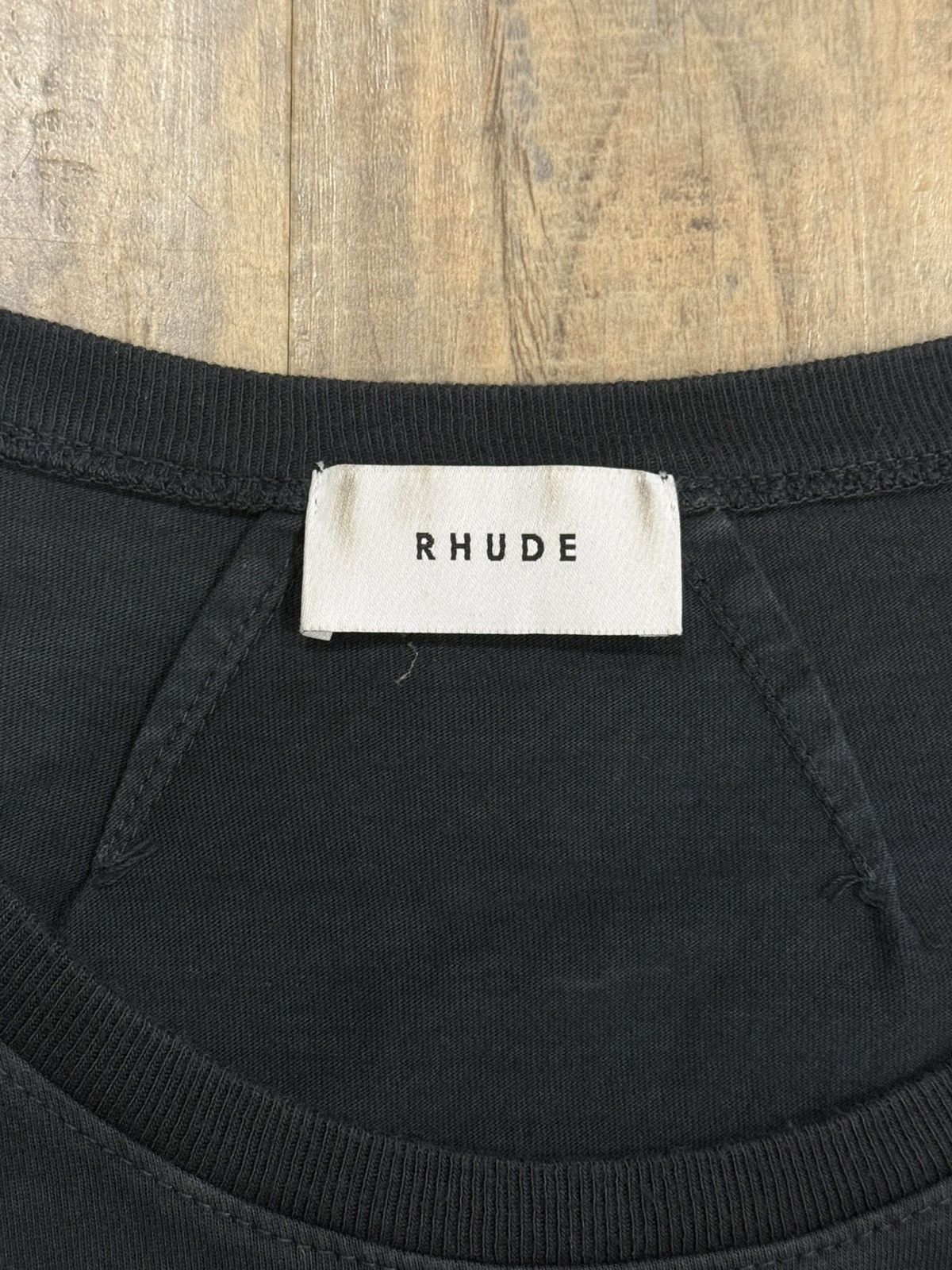 Rhude RARE Rhude Eagle Logo Black Tee RH Vintage Size US L / EU 52-54 / 3 - 6 Thumbnail