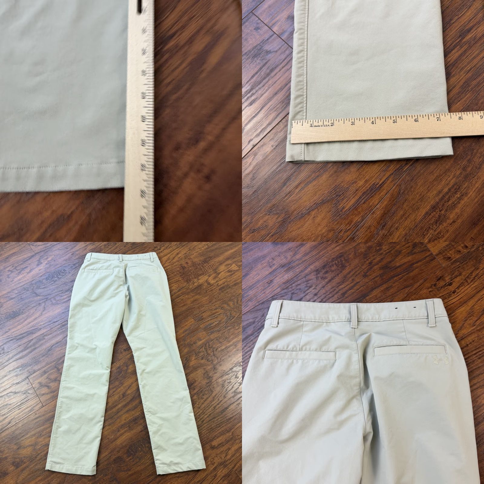 Under Armour Under Armour Pants Mens 32 Beige Breathable Pockets Performance Golf Size US 32 / EU 48 - 8 Thumbnail