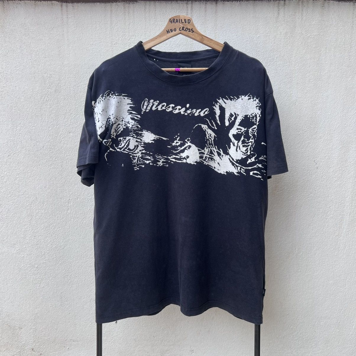 Y2K Thrashed Faded Mossimo Punk Tshirt
