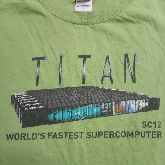 Other Titan SC12 Supercomputer Oak Ridge Labs T-Shirt Size US XL / EU 56 / 4 - 1 Thumbnail