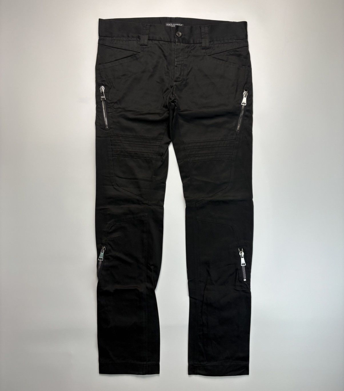 Dolce & Gabbana Multi Pocket Biker Moto Pant Size US 34 / EU 50 - 1 Thumbnail