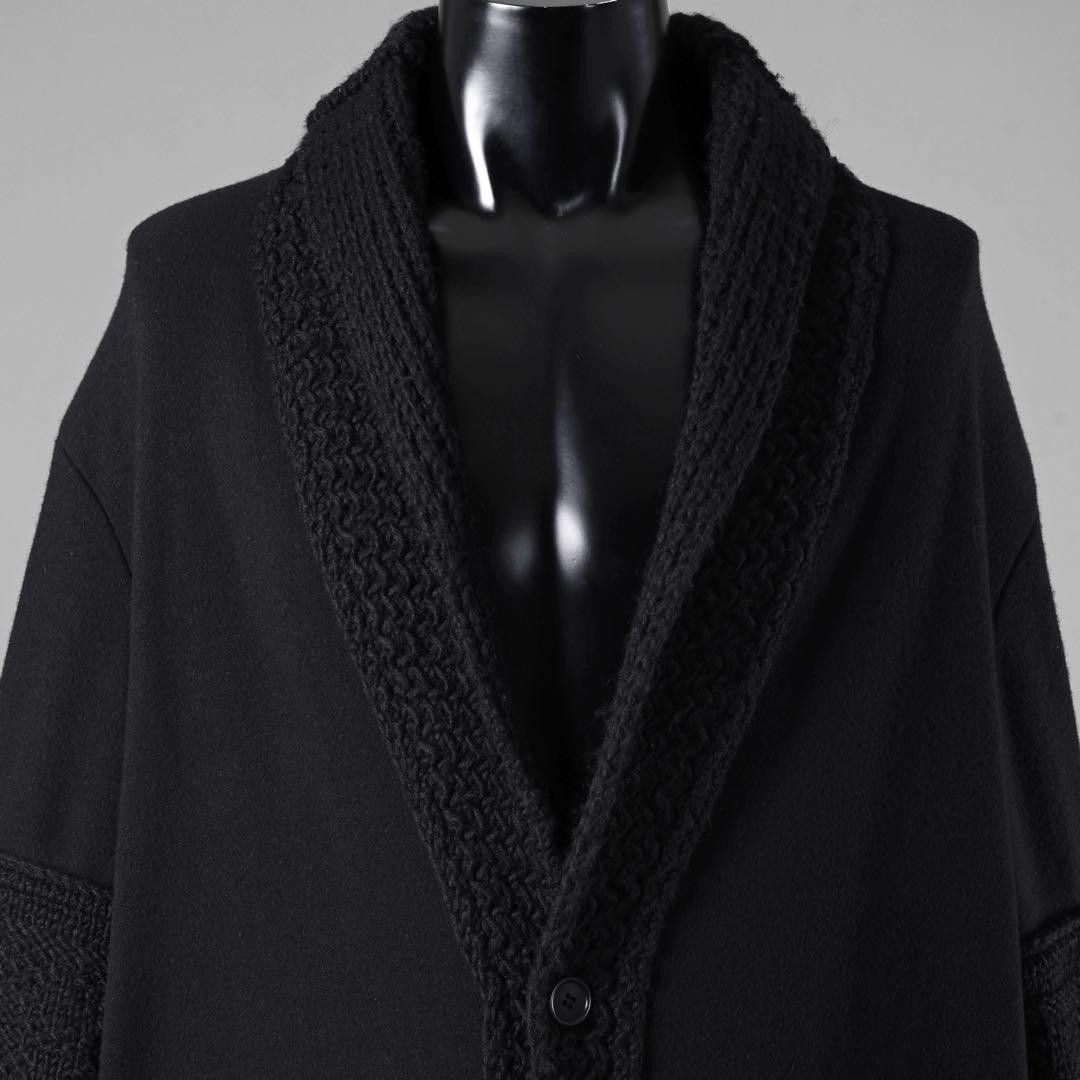 Yohji Yamamoto Yohji Yamamoto POUR HOMME Knit Coat Size US L / EU 52-54 / 3 - 3 Thumbnail