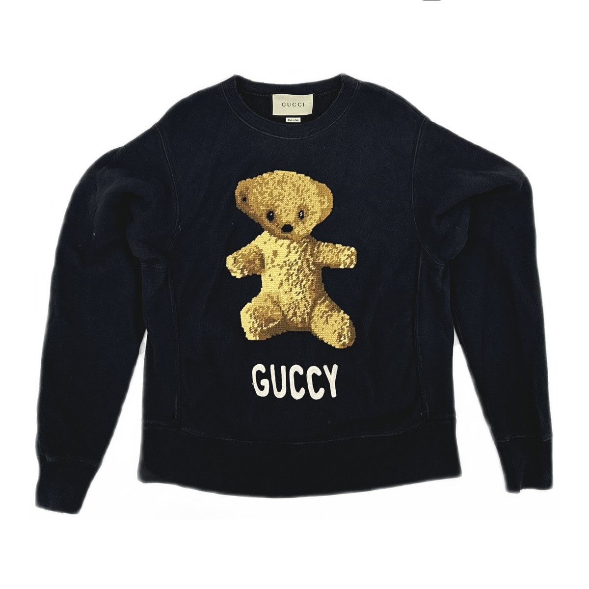Gucci Gucci sweatshirt with a needlepoint teddy bear Sweatshirt Size US XS / EU 42 / 0 - 1 Thumbnail