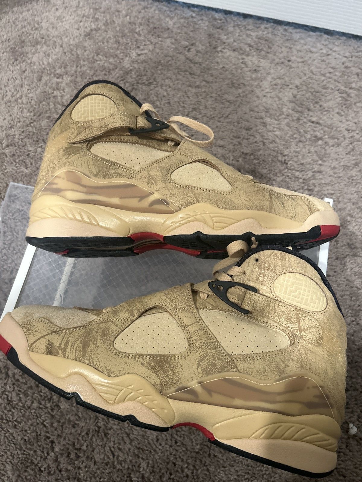 Jordan Brand Air Jordan 8 x Rui Hachimura “Black Samurai” Size US 11.5 / EU 44-45 - 2 Thumbnail