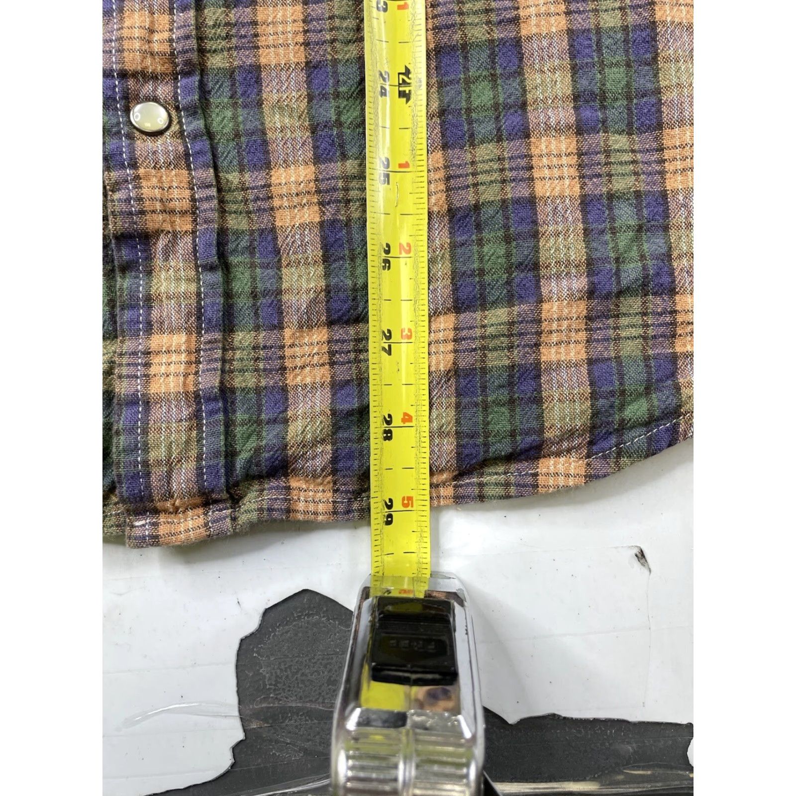 Ralph Lauren Ralph Lauren Denim & Supply Button-Up Shirt Pear l Snap Plaid Multicolor Large Men Shirt Size US L / EU 52-54 / 3 - 5 Thumbnail