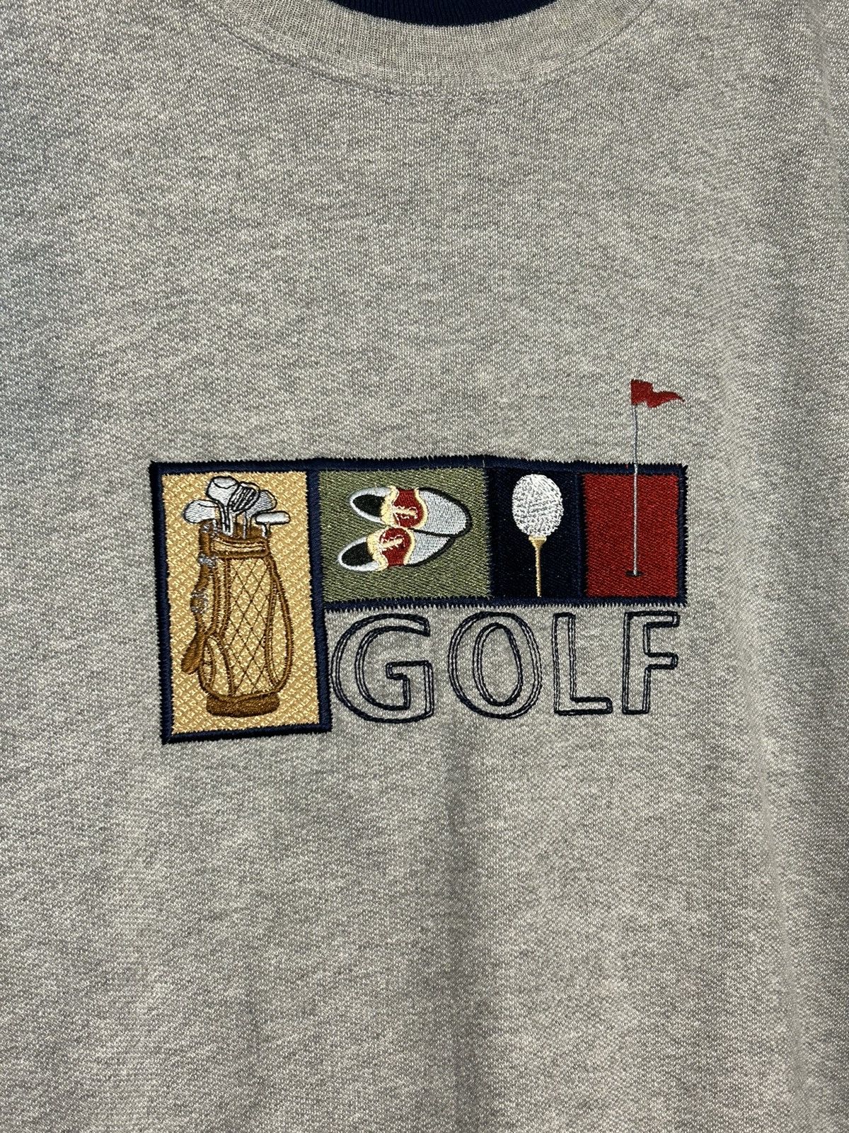 Vintage 90s Embroidered Golf Pullover Sweater Size US XL / EU 56 / 4 - 2 Thumbnail