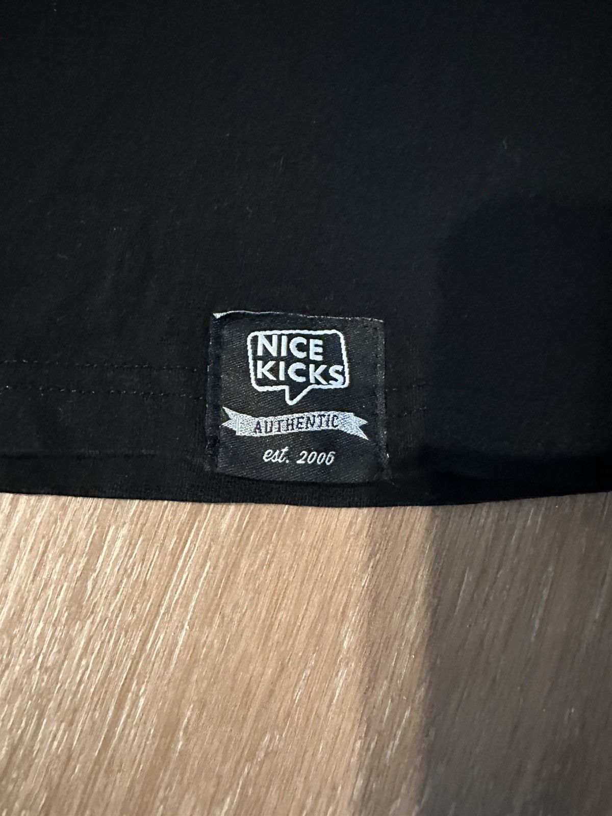 Nice Kicks Nice Kicks “Just Wear Them” Black T Shirt M Size US M / EU 48-50 / 2 - 2 Thumbnail