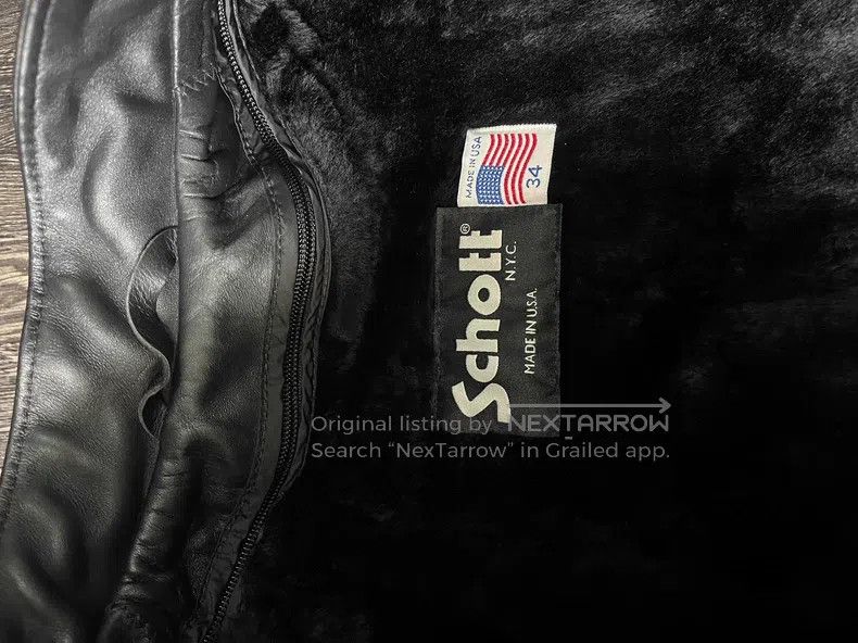 Schott Schott 641 Cowhide Jacket Leather Jacket Size US S / EU 44-46 / 1 - 6 Thumbnail
