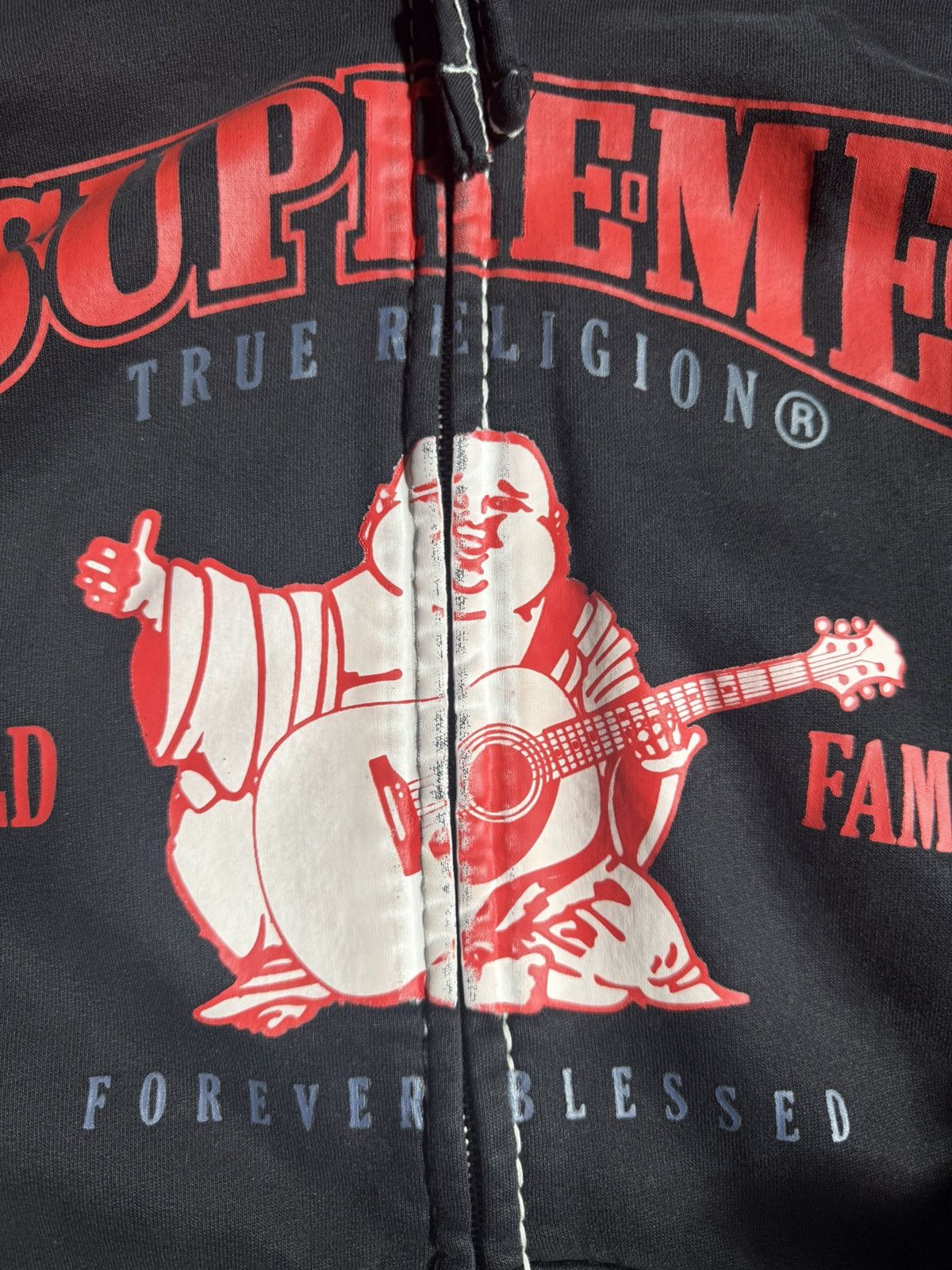 Supreme × True Religion Supreme True Religion Zip Up Hooded Sweatshirt Size US L / EU 52-54 / 3 - 3 Thumbnail