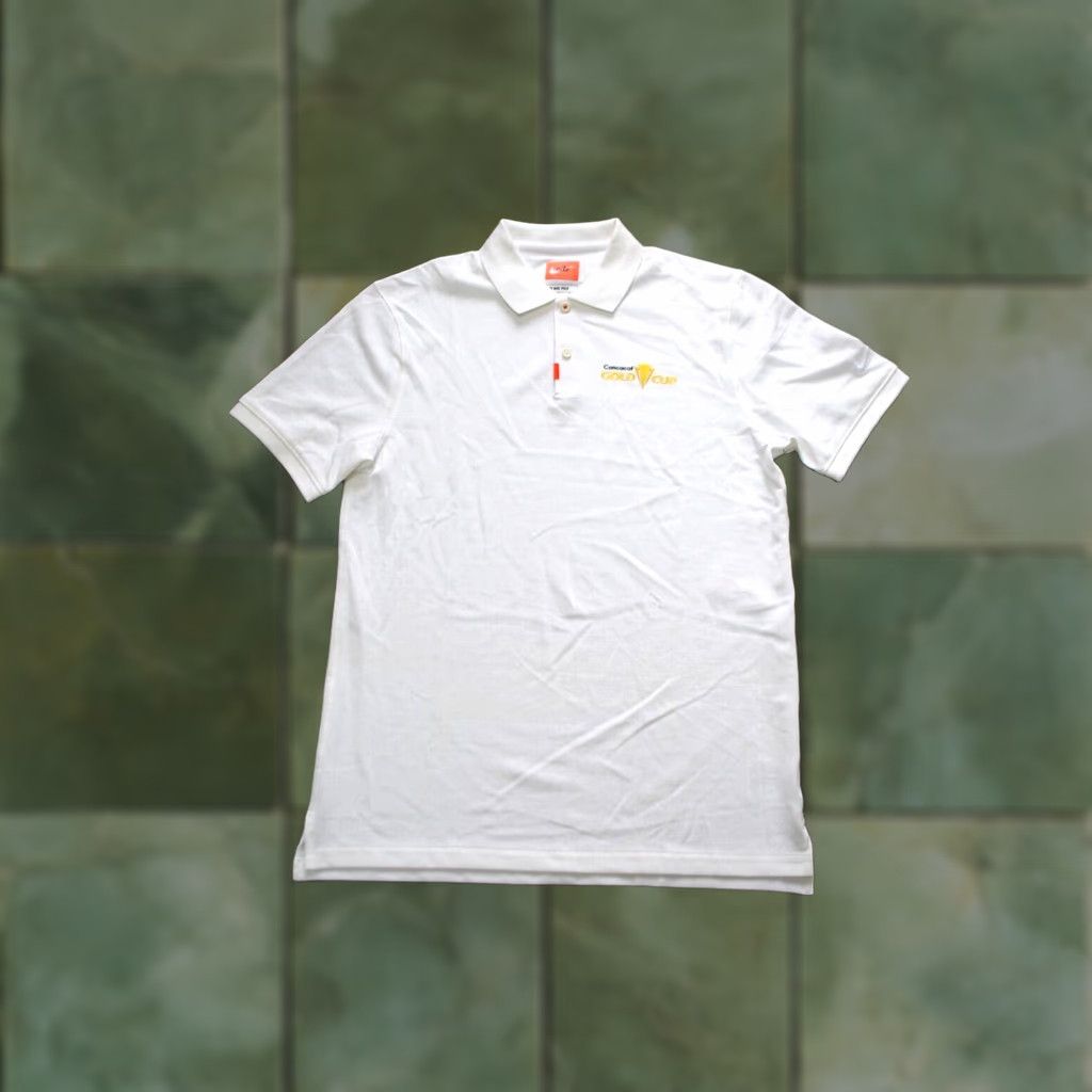 Nike NIKE POLO SHIRT CONCACAF GOLD CUP COTTON WHITE COLOR SIZE MENS MEDIUM BV0480-100 Size US M / EU 48-50 / 2 - 1 Thumbnail