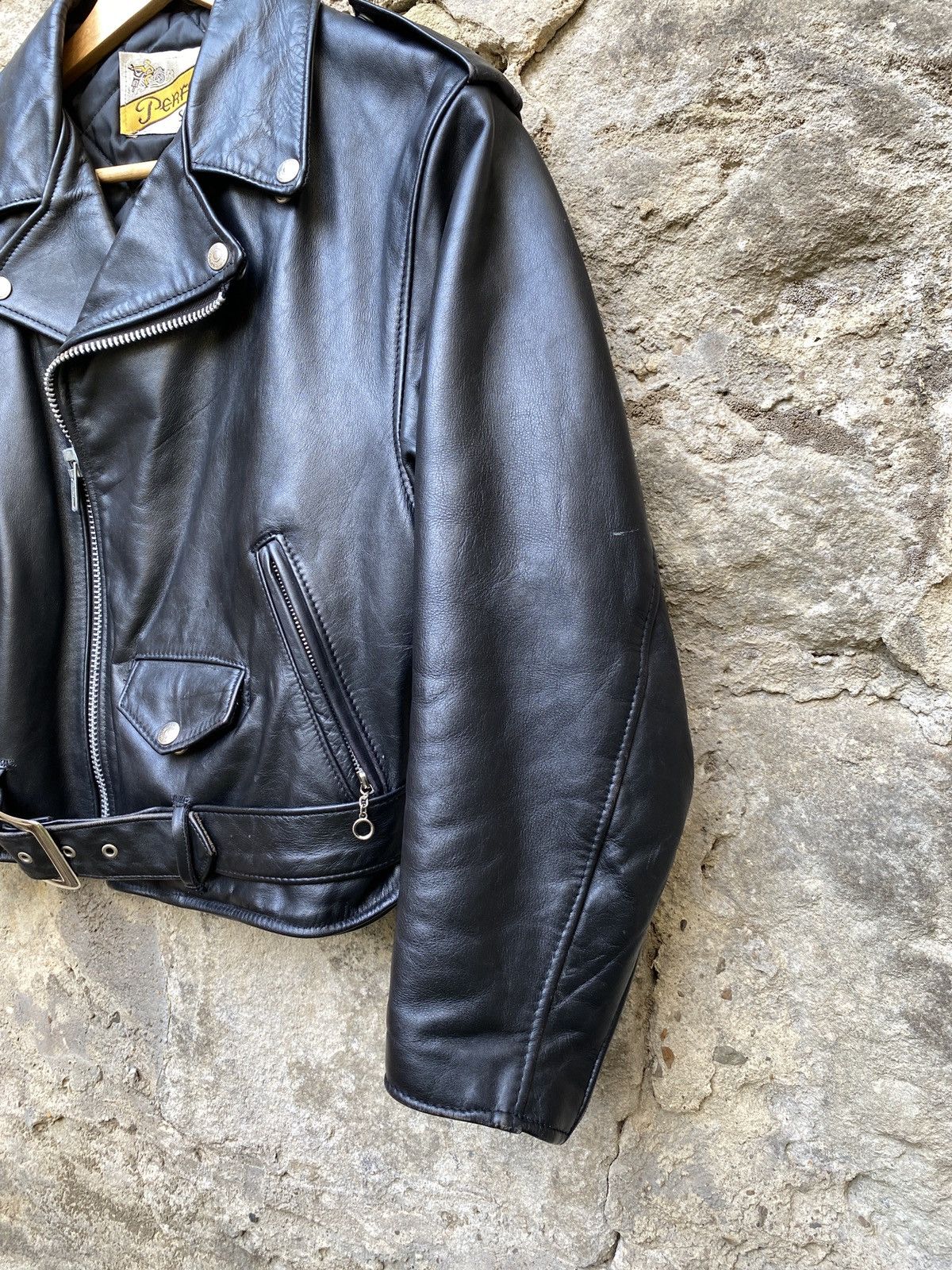 Schott × Vintage Schott Perfecto 608w Oversized Vintage Biker Jacket Size M / US 6-8 / IT 42-44 - 10 Thumbnail