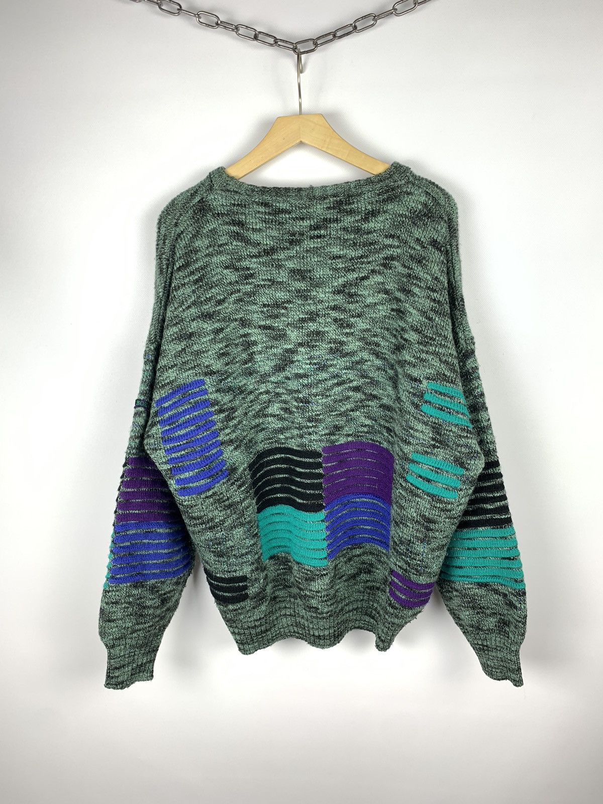 Designer Vintage Hugo Boss Knit Heavyweight Sweater Crewneck 90’s Size US XL / EU 56 / 4 - 6 Thumbnail