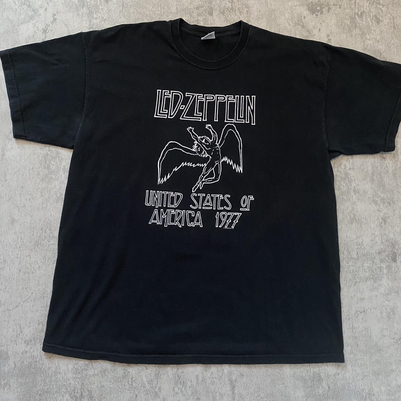 Fruit Of The Loom Led Zeppelin United States of America 1977 black Size US XL / EU 56 / 4 - 1 Thumbnail