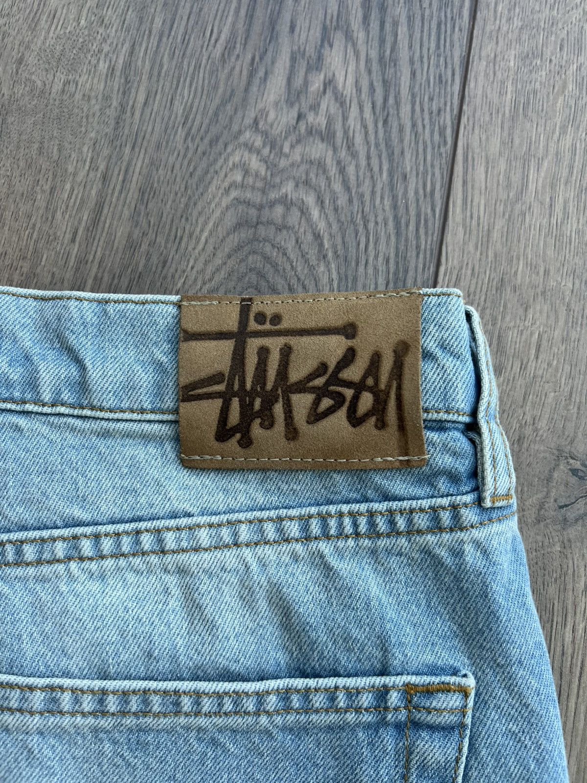 Stussy Stussy New Classic Denim Jean Light Blue 38 Size US 38 / EU 54 - 6 Thumbnail