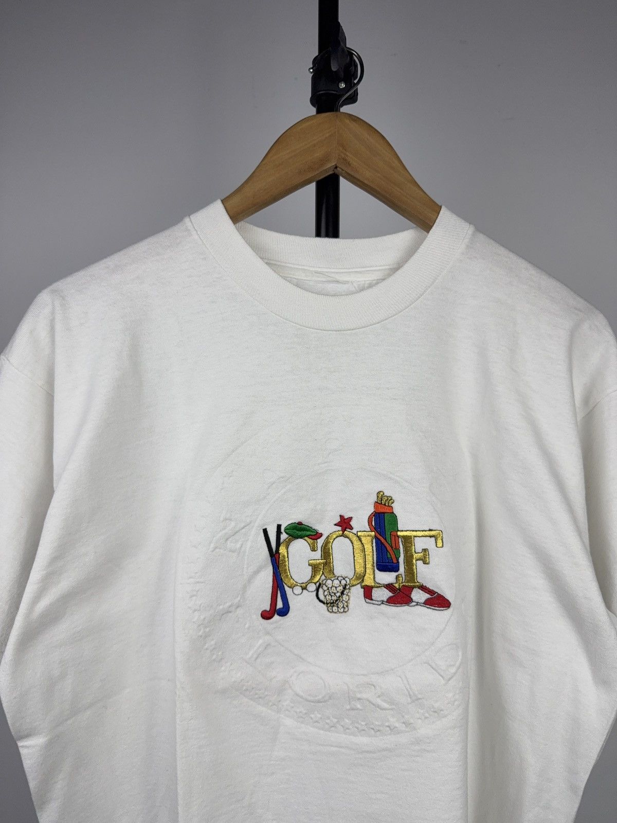 Vintage Vintage Retro 90s Retro Florida GOLF Logo T Shirt Size US M / EU 48-50 / 2 - 2 Thumbnail