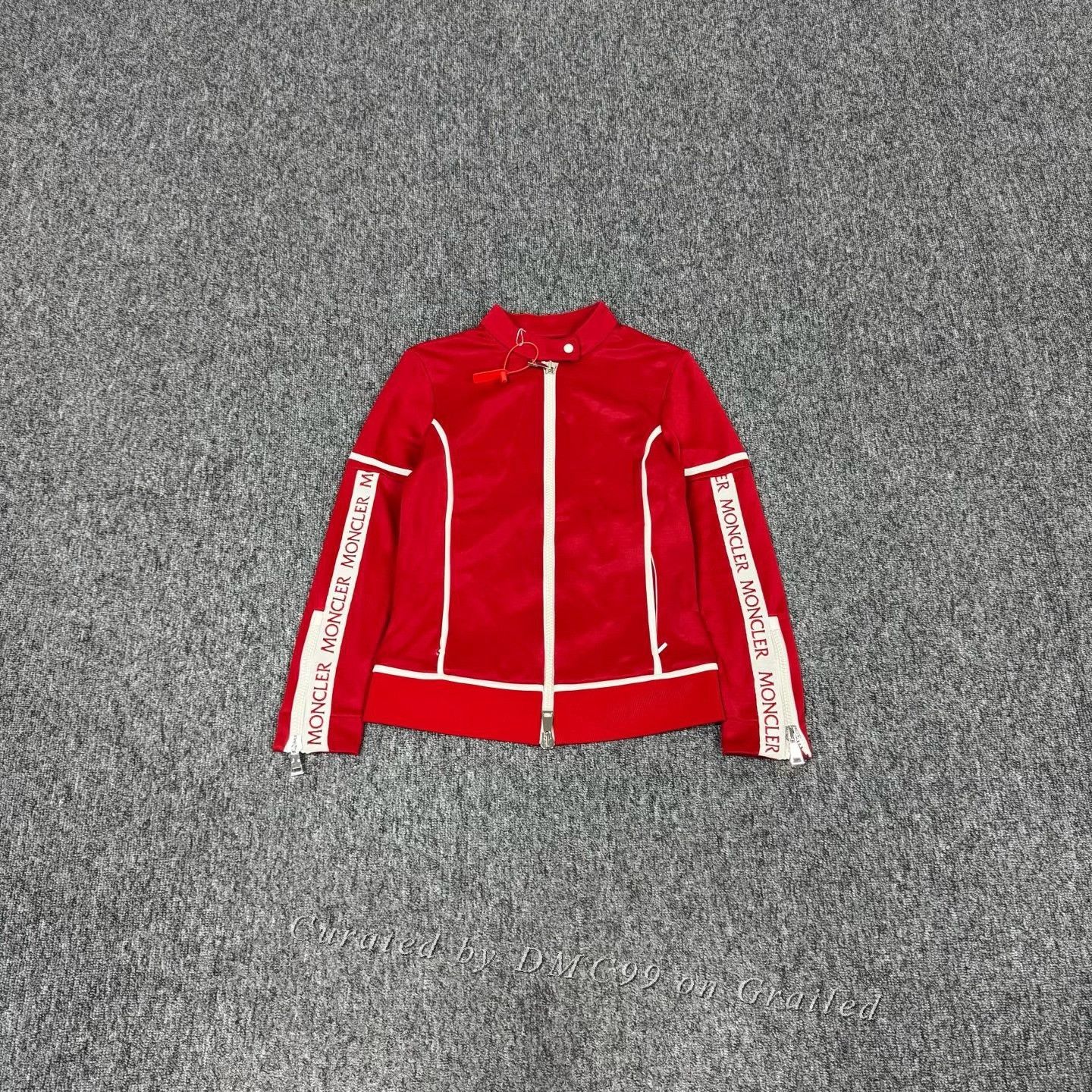 Moncler Moncler Maglia Red Stand Collar Jacket S Size US S / EU 44-46 / 1 - 1 Thumbnail